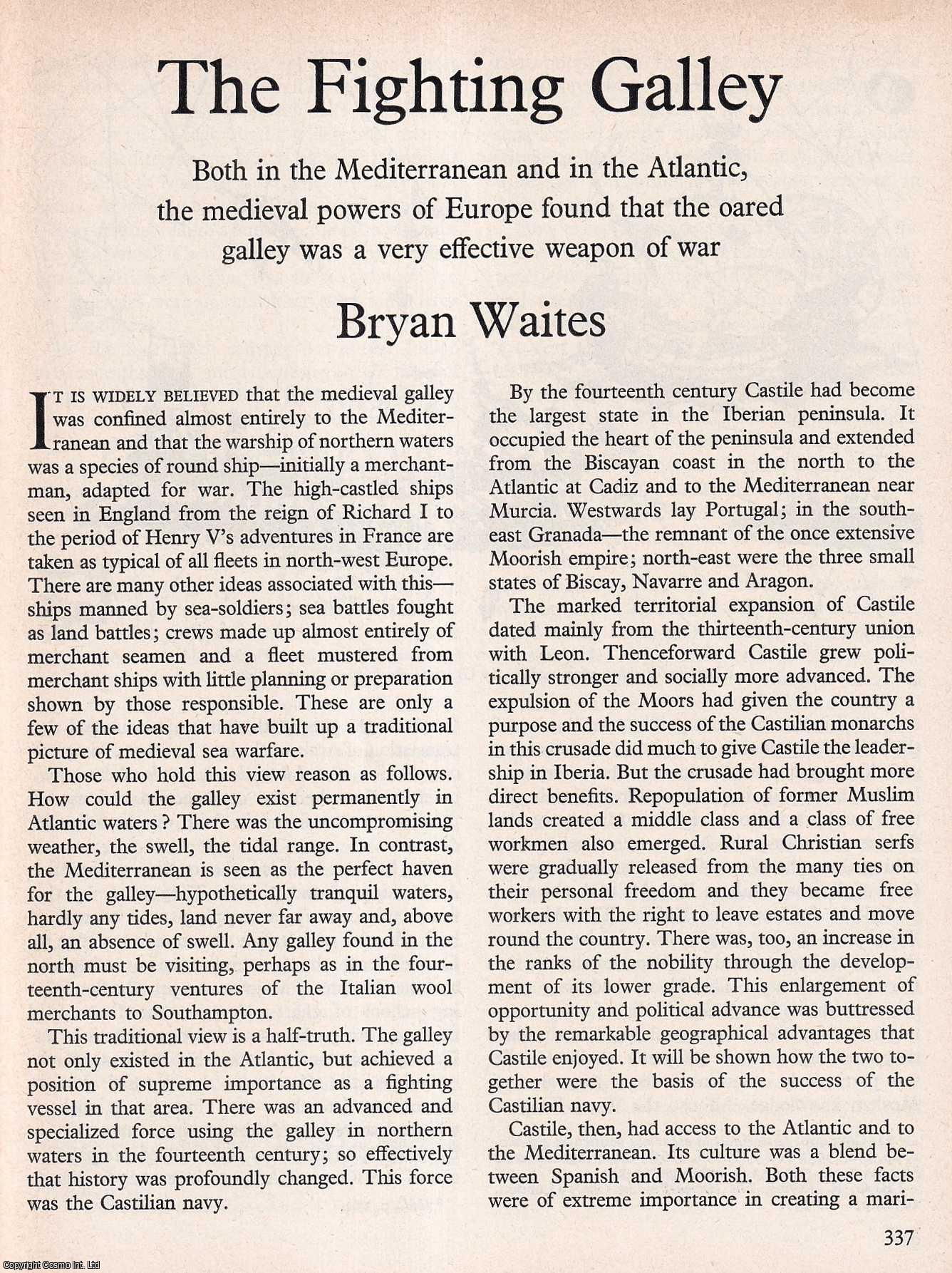 Bryan Waites - The Fighting Gallery: Weapon of War. An original article from History Today magazine, 1968.