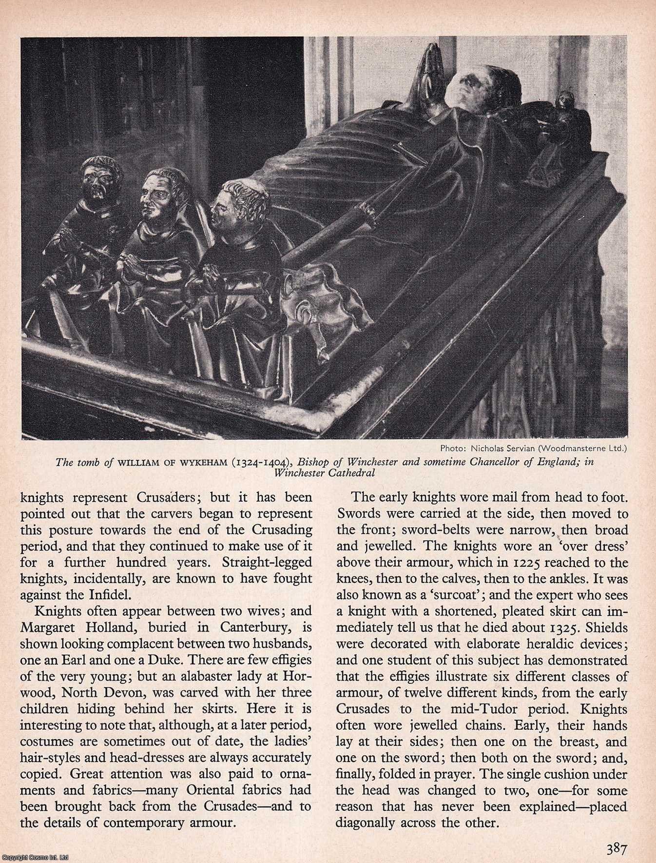 LINSCOTT, ELIZABETH - The Art of The Tomb. An original article from History Today magazine, 1968.
