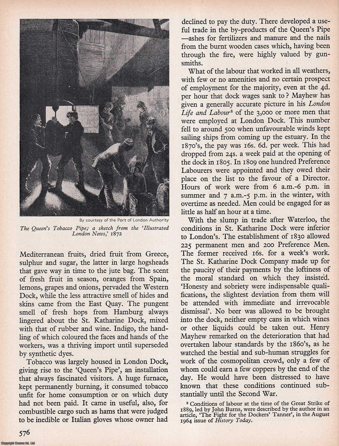R.B. Oram - The Birth and Death of a Dock: An Episode in The History of British Shipping. An original article from History Today magazine, 1968.