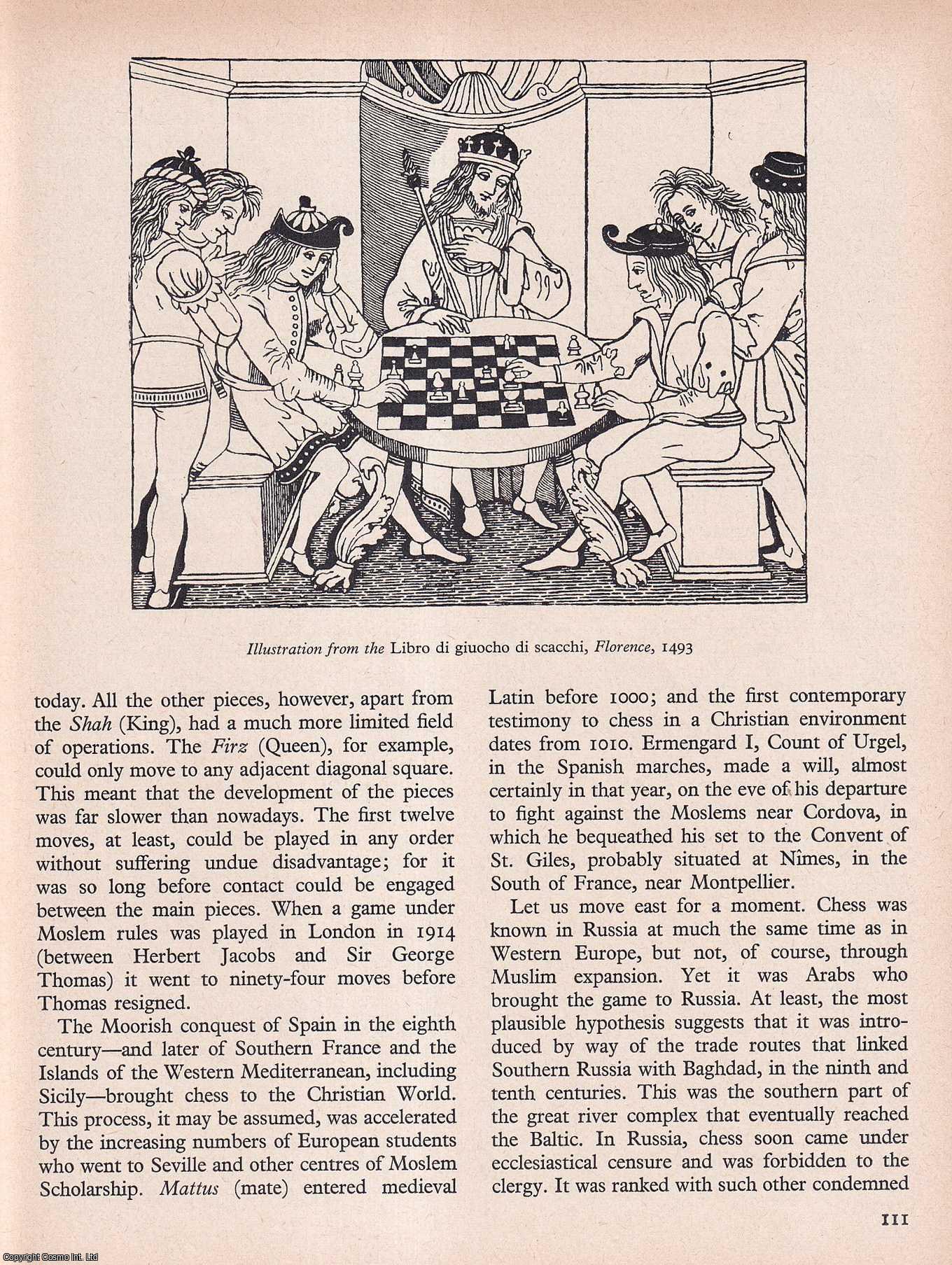 KOCHAN, LIONEL - The History of Chess: From its Origins to The End of The Fifteenth Century. An original article from History Today magazine, 1969.