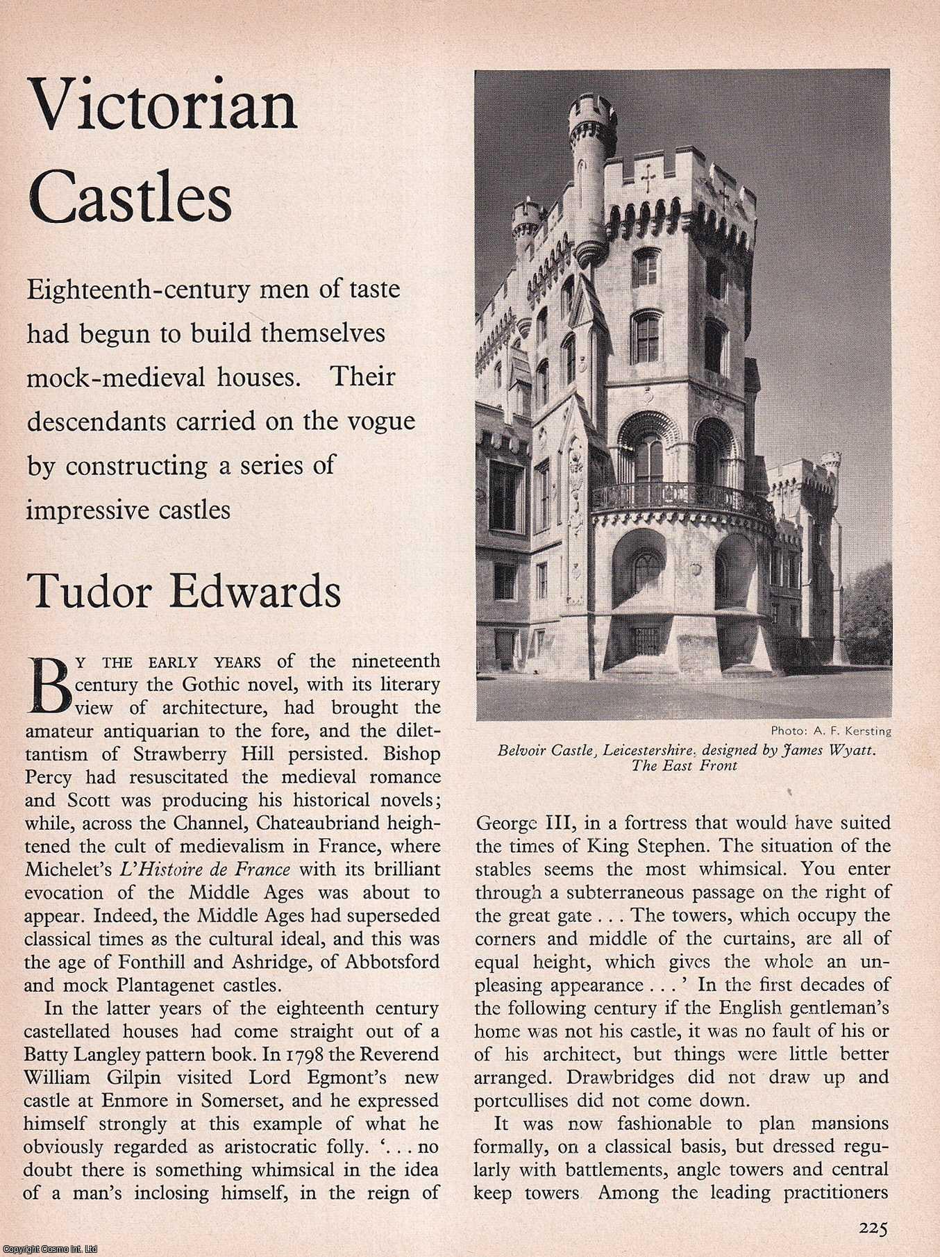 Tudor Edwards - Victorian Castles. An original article from History Today magazine, 1969.