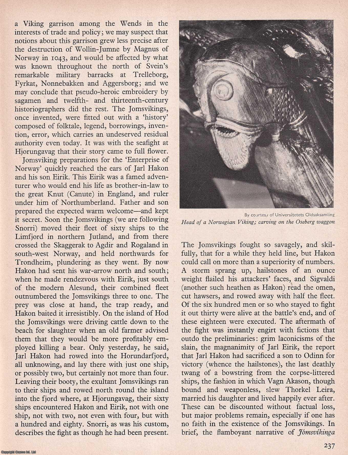 JONES, GWYN - The Historian and The Jarl. An original article from History Today magazine, 1969.