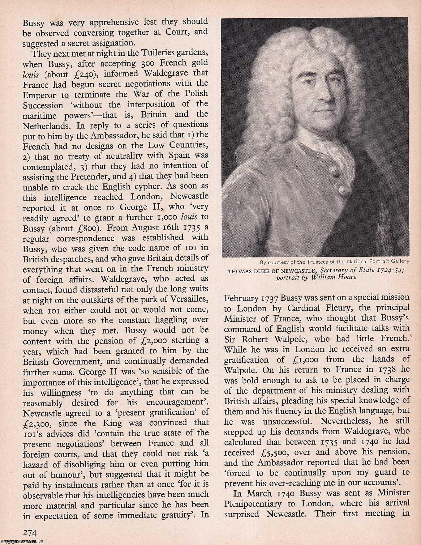 CRUICKSHANK, EVELINE - 101 Secret Agent. An original article from History Today magazine, 1969.