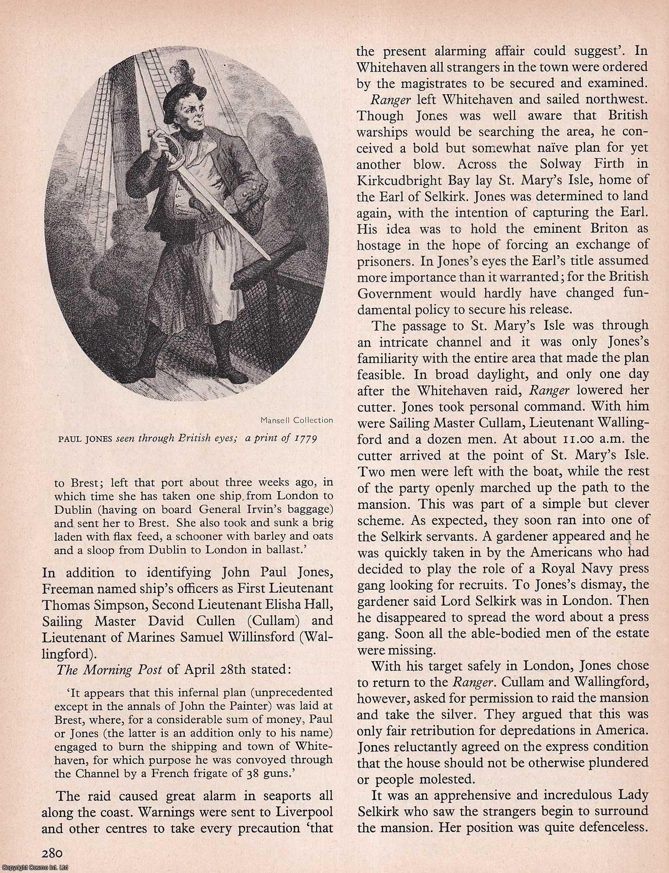 KLEBER, LOUIS C. - Paul Jones Raids Britian. An original article from History Today magazine, 1969.