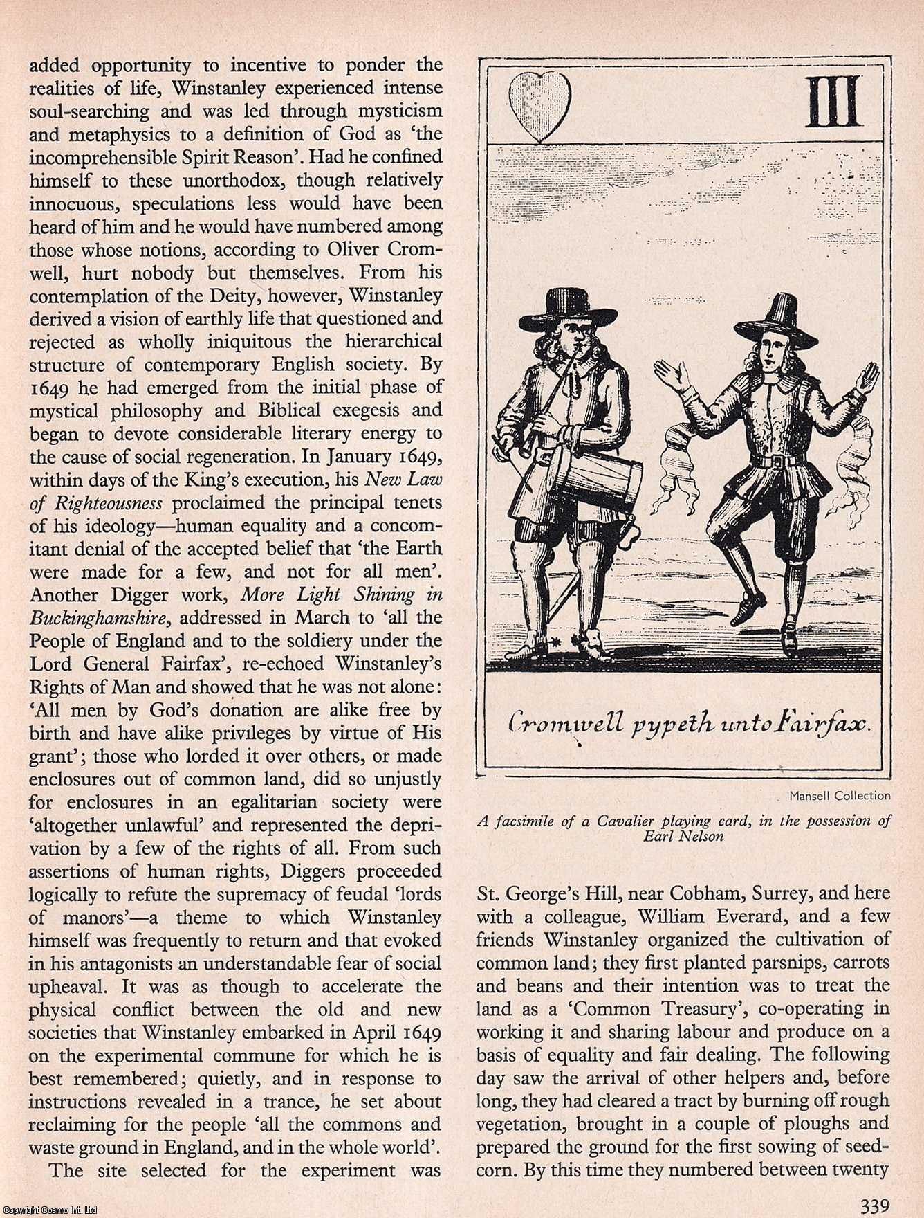 MITCHELL, A.A. - Gerrard Winstanley and The Diggers. An original article from History Today magazine, 1969.