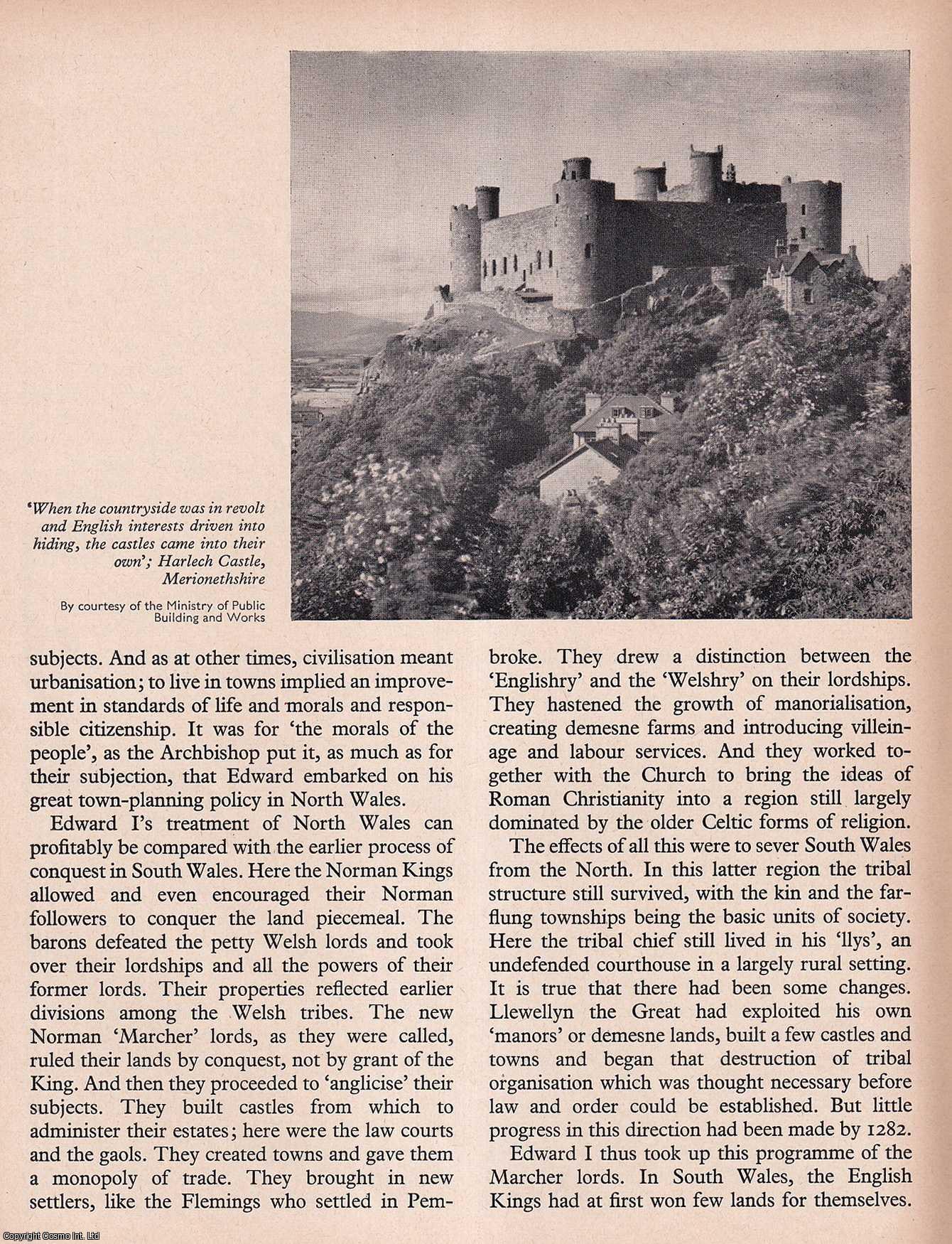 ROGERS, ALAN - Edward I and The Castles of North Wales. An original article from History Today magazine, 1969.