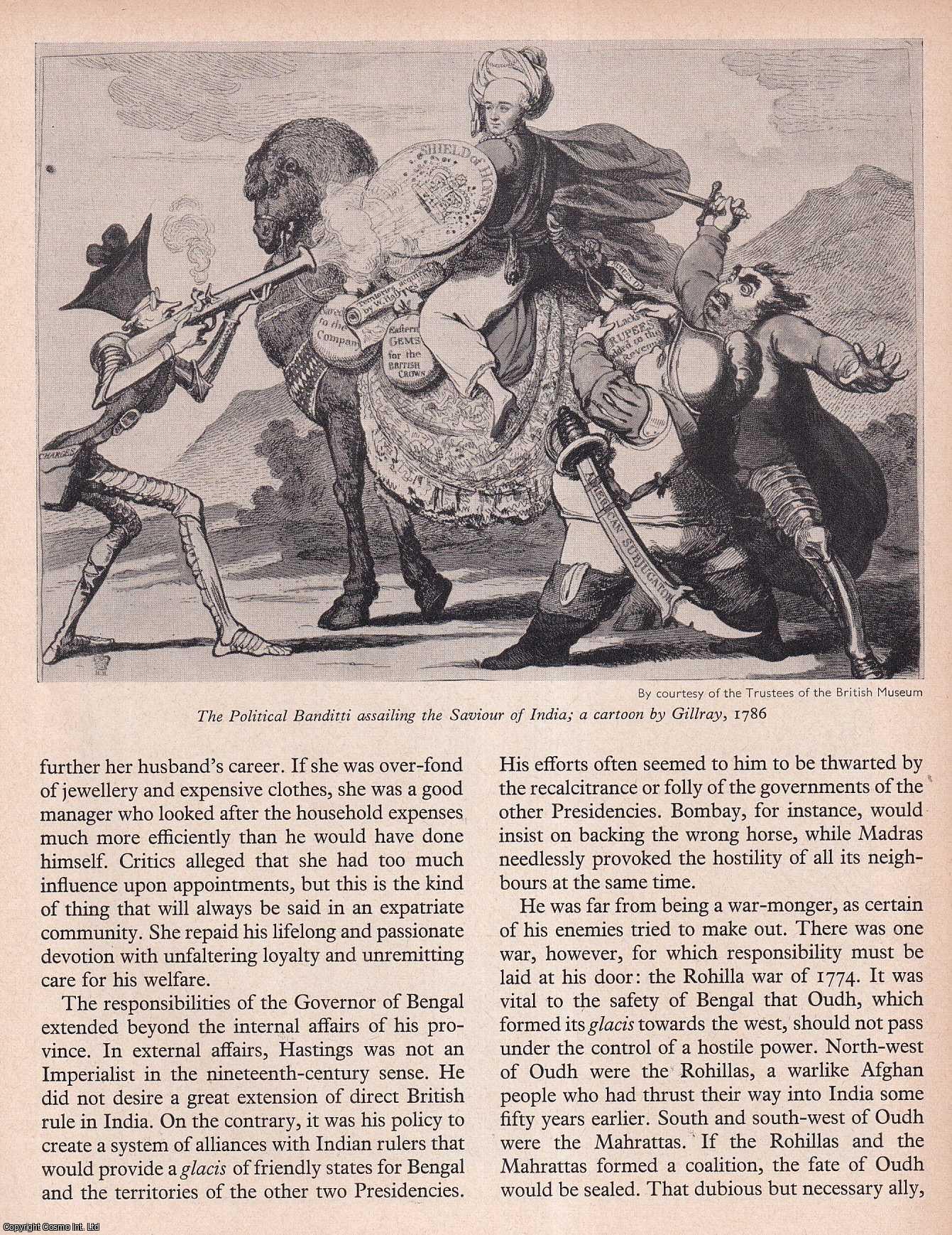 OWTRAM, T.C. - Warren Hastings. An original article from History Today magazine, 1969.