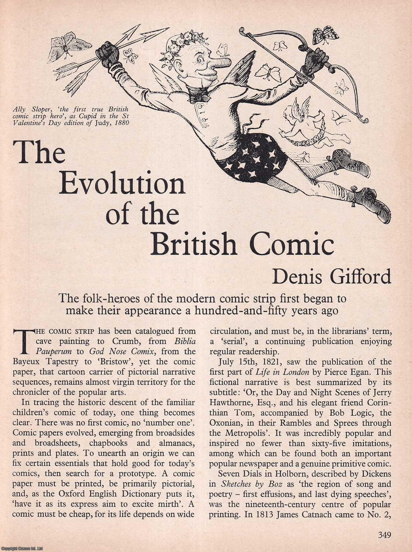 GIFFORD, DENIS - The Evolution of The British Comic. An original article from History Today magazine, 1971.