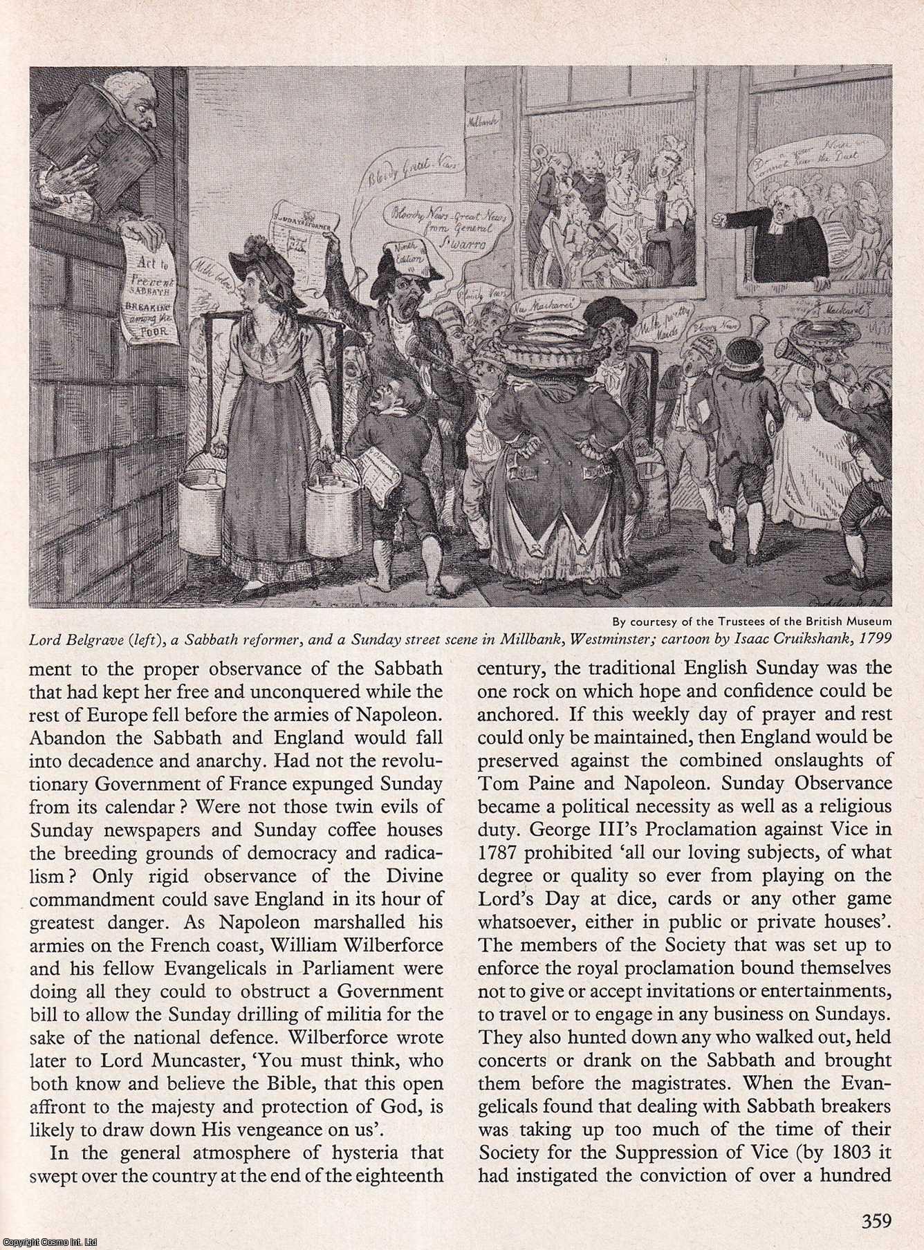 BRADLEY, IAN - The English Sunday. An original article from History Today magazine, 1972.