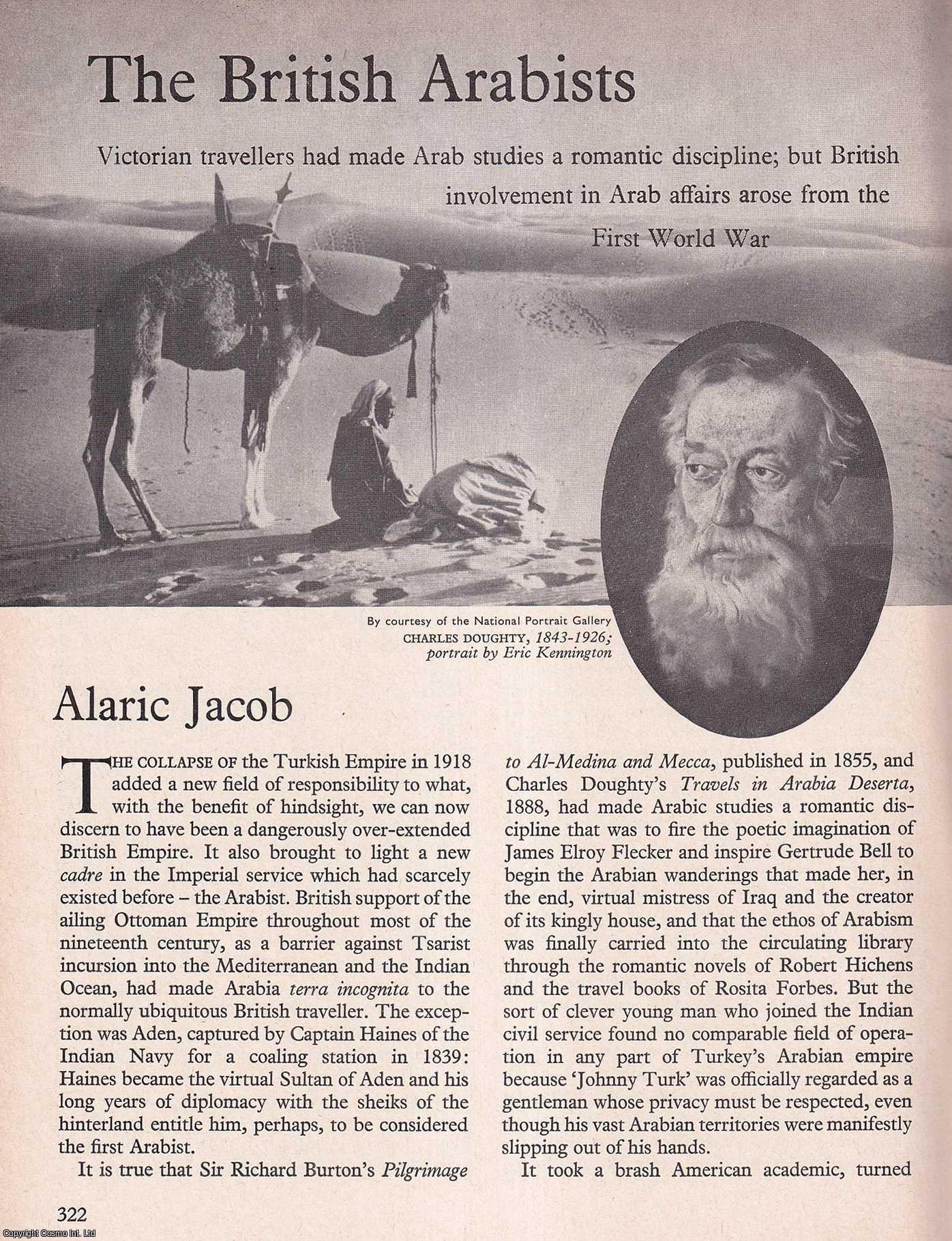 Alaric Jacob - The British Arabists: Victorian Travellers. An original article from History Today magazine, 1973.