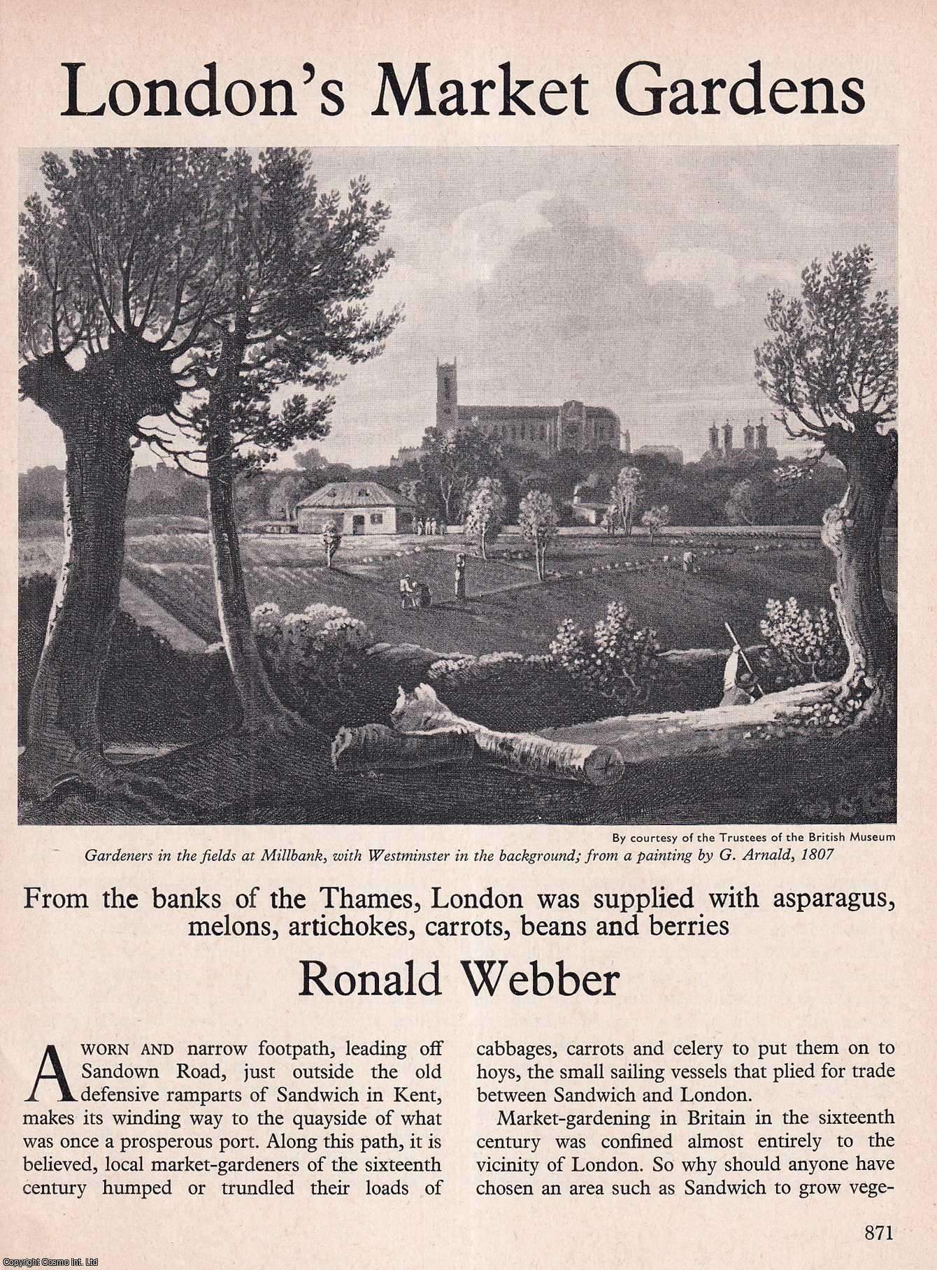 WEBBER, RONALD - London's Market Gardens. An original article from History Today magazine, 1973.