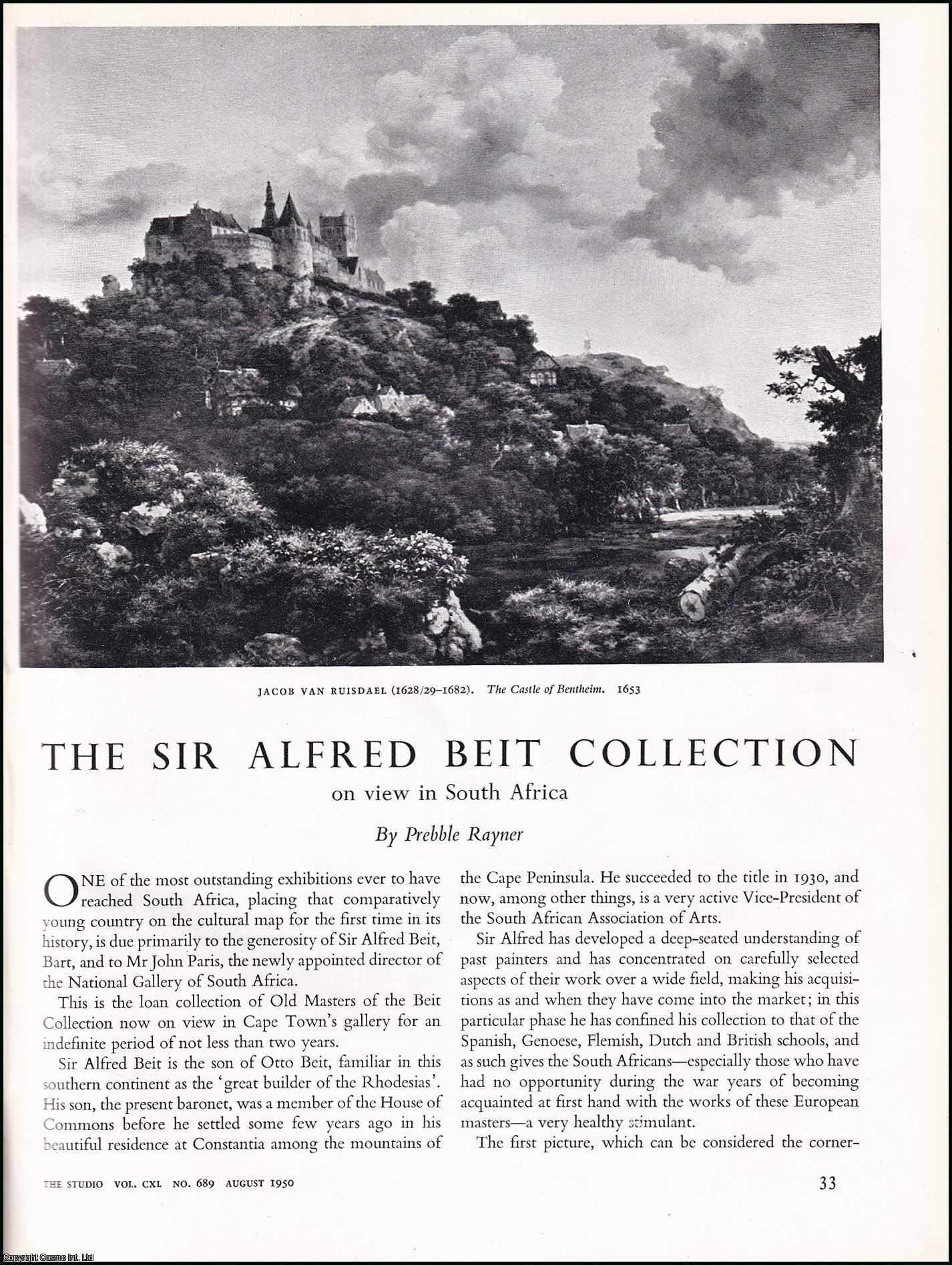 RAYNER, PREBBLE - The Sir Alfred Beit Collection: On View in South Africa. An original article from the The Studio magazine, 1950.