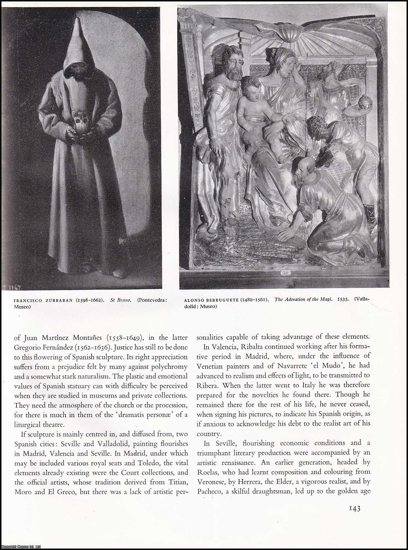 CANTON, FRANCISCO JAVIER SANCHEZ - Renaissance and Baroque. An original article from the The Studio magazine, 1950.