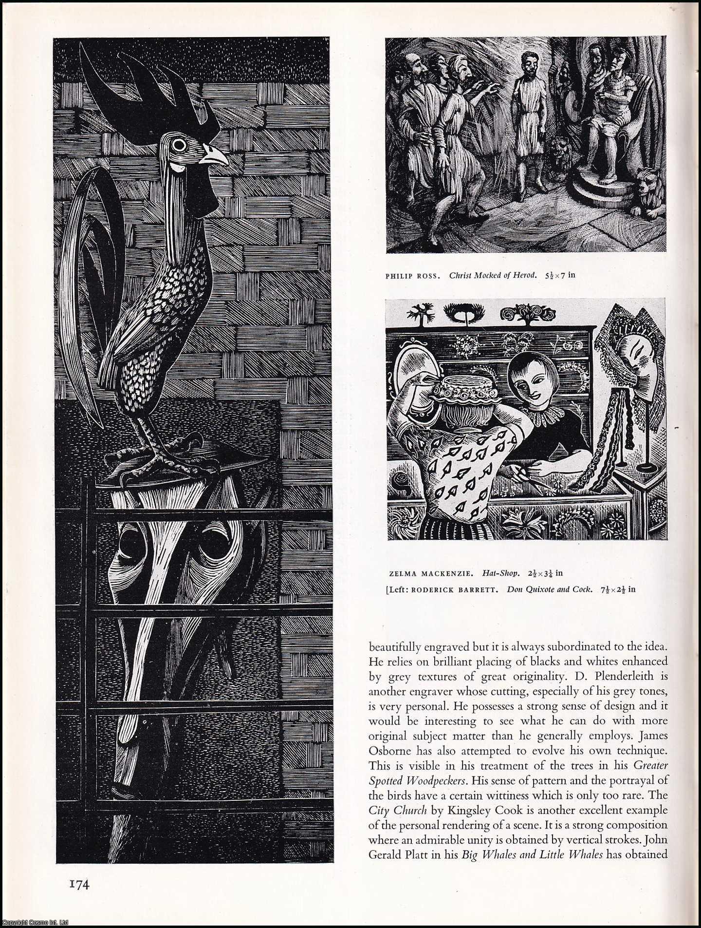 BUCKLAND-WRIGHT, JOHN - The Younger British Wood Engravers. An original article from the The Studio magazine, 1951.