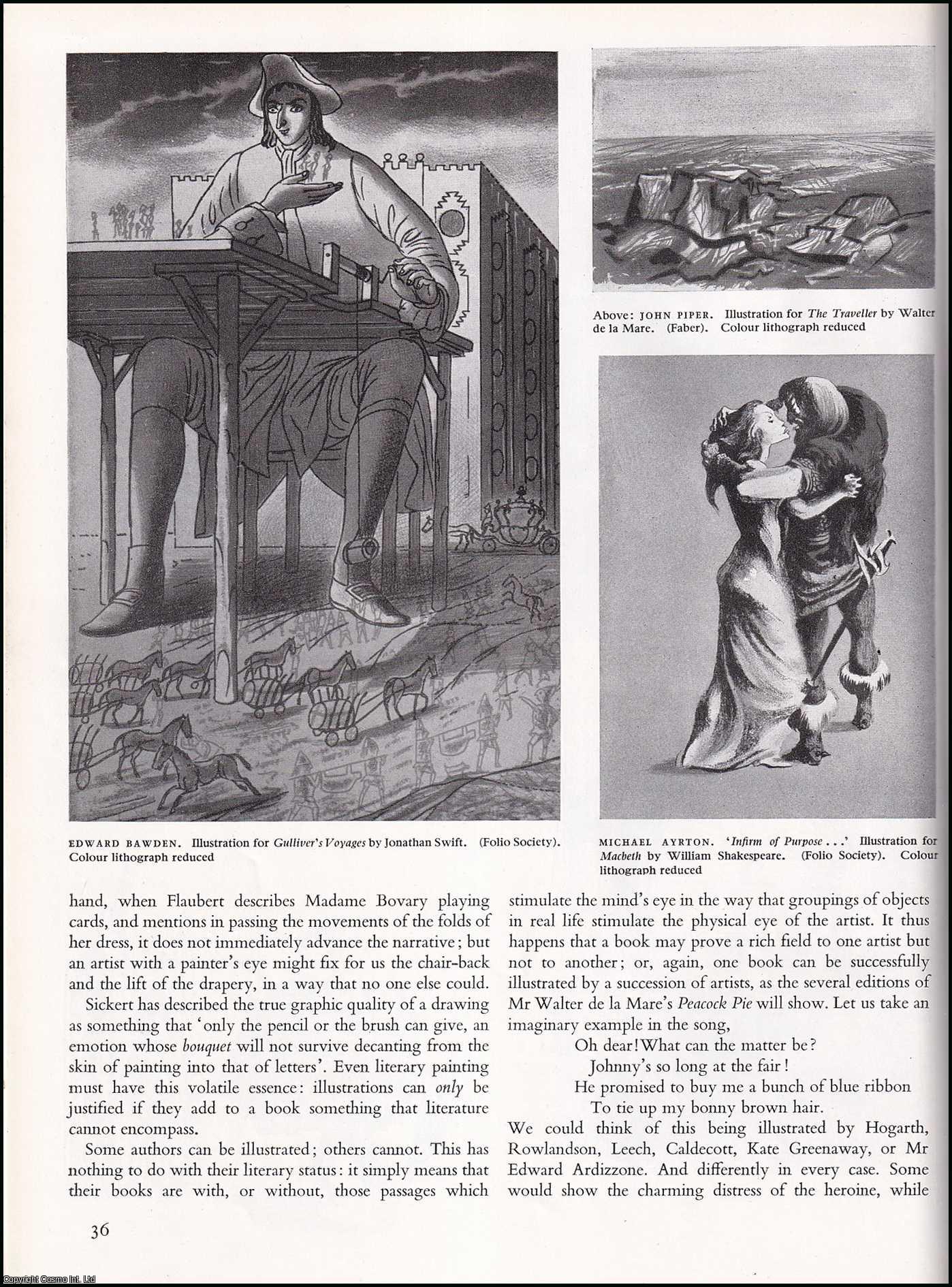 LAMB, LYNTON - The Way of The Book Illustrator in Britain. An original article from the The Studio magazine, 1951.
