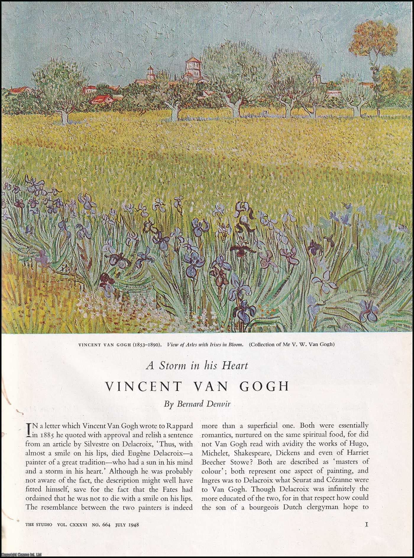 DENVIR, BERNARD - Vincent Van Gogh: A Storm in His Heart. An original article from the The Studio magazine, 1948.