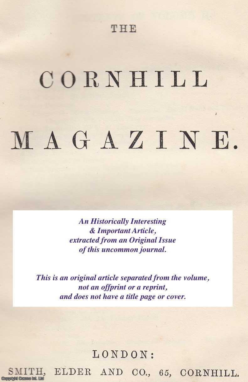 Henry Goschen - Music-Halls Versus The Drama. An uncommon original article from the Cornhill Magazine, 1867.