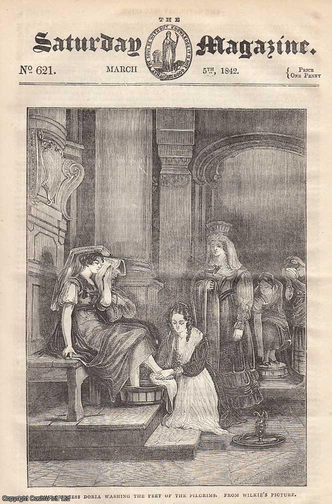 ---. - Sir David Wilkie and His Works, part 3; Easy Lessons in Chess; An Improved Method of Soldering Metals, part 2; Sketches of Irish Manners and Customs, part 4, etc. Issue No. 621. March, 1842. A complete rare weekly issue of the Saturday Magazine, 1842.