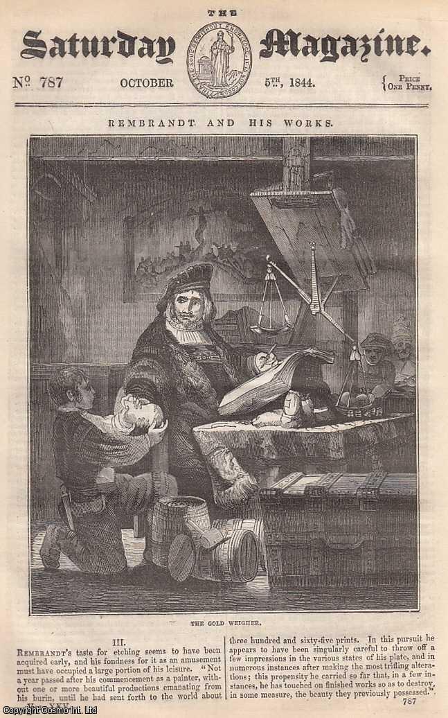 ---. - Natural History and Management of Cage-Birds, part 9; The Art of Reading: Invention of The Phonic Method-Life of Olivier, its Inventor, etc. Issue No. 787. October, 1844. A complete rare weekly issue of the Saturday Magazine, 1844.
