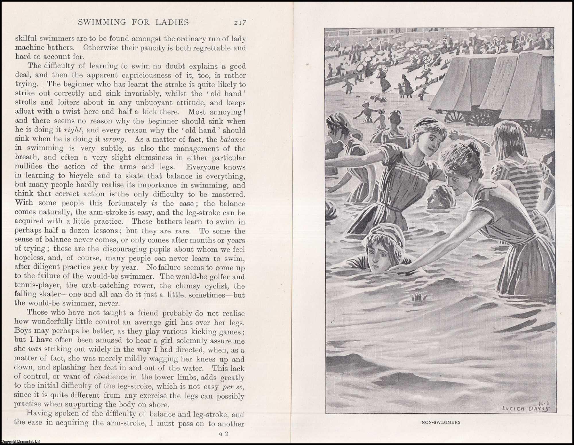 EVERETT-GREEN, CONSTANCE - Swimming for Ladies. A rare original article from the Badminton Magazine, 1898.