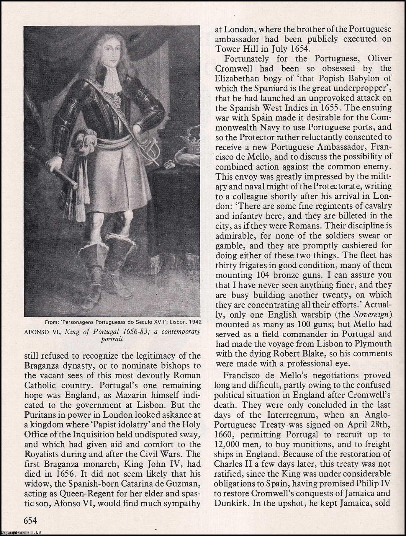 C.R. Boxer - Marshal Schomberg in Portugal, 1660-68. An original article from History Today 1976.