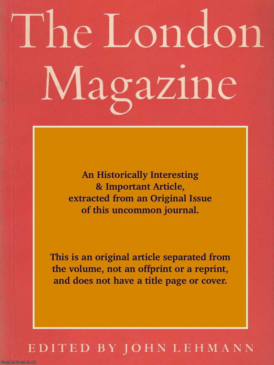 Elizabeth Bowen - Coming to London. By Elizabeth Bowen. An original article from the London Magazine 1956.