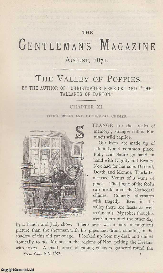 URBAN, SYLVANUS - The Gentleman's Magazine for August 1871. A rare original monthly issue of the Gentleman's Magazine, 1871.