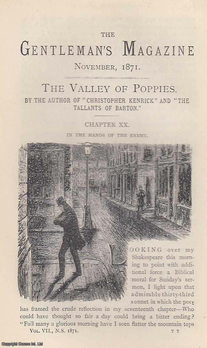 URBAN, SYLVANUS - The Gentleman's Magazine for November 1871. A rare original monthly issue of the Gentleman's Magazine, 1871.