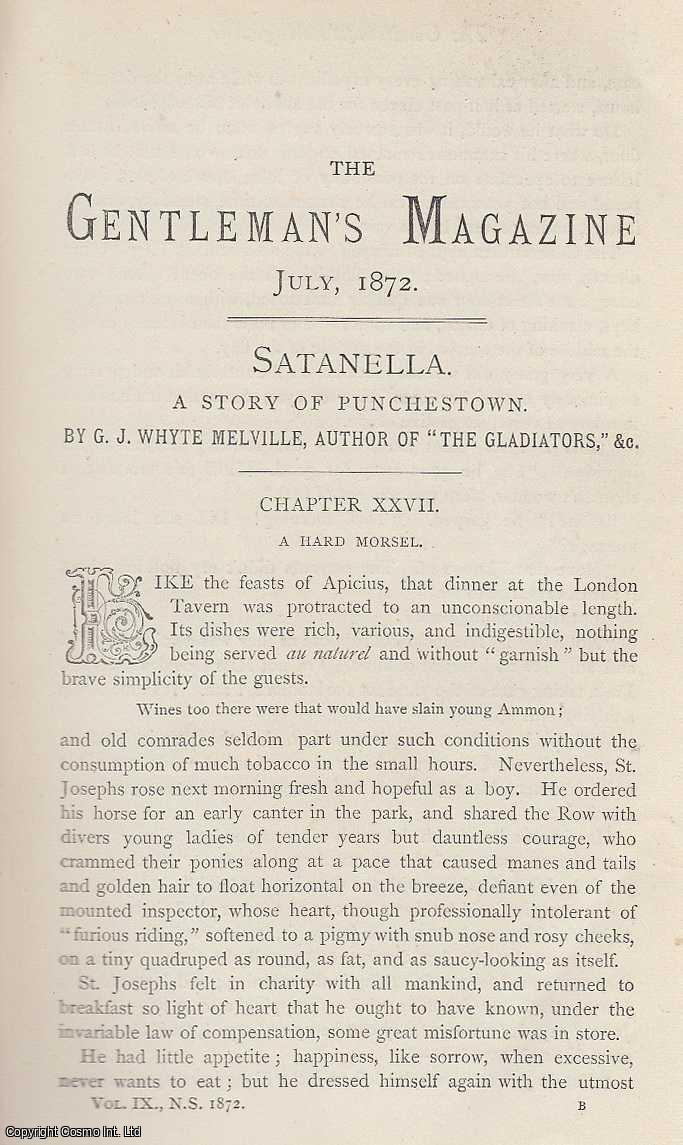 Sylvanus Urban - The Gentleman's Magazine for July 1872. A rare original monthly issue of the Gentleman's Magazine, 1872.