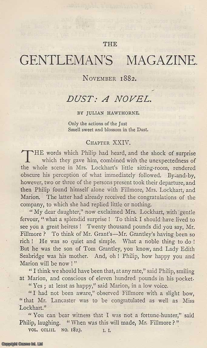 URBAN, SYLVANUS - The Gentleman's Magazine for November 1882. A rare original monthly issue of the Gentleman's Magazine, 1882.