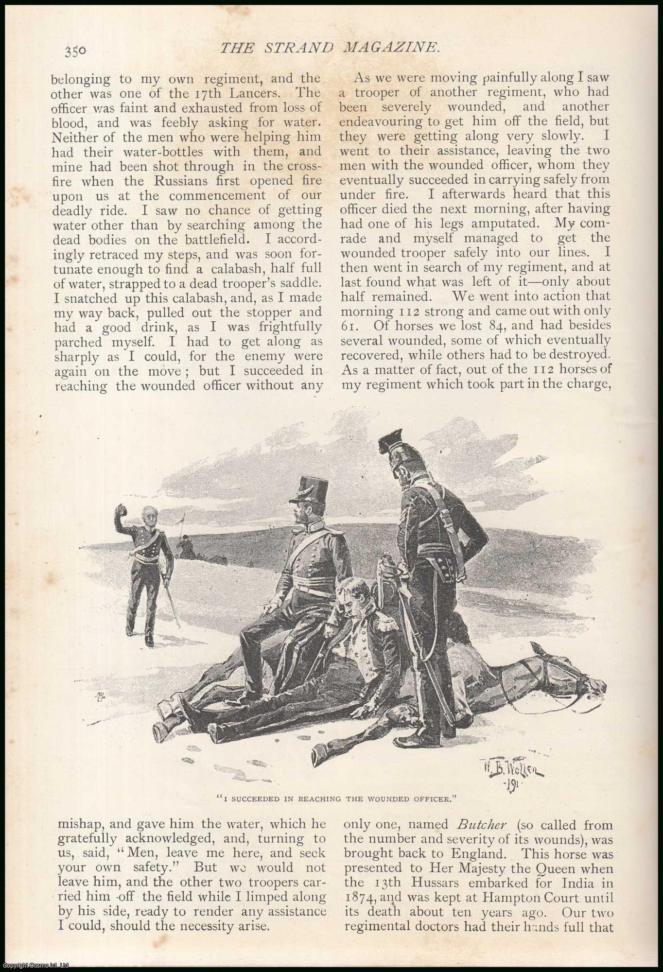 Private James Lamb, Late 13th Hussars (one of the six hundred). - The Charge of The Light Brigade. An uncommon original article from The Strand Magazine, 1891.