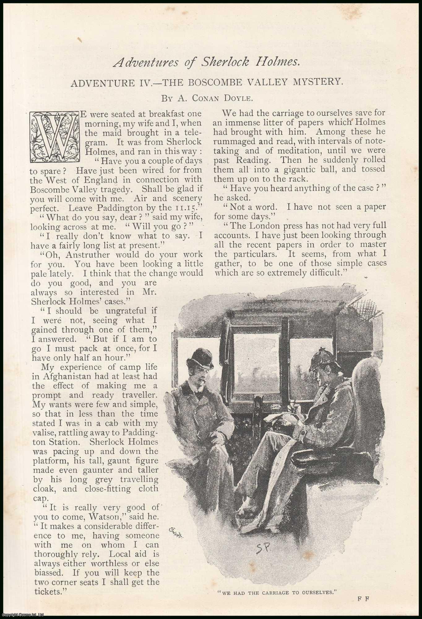 DOYLE, A. CONAN - The Boscombe Valley Mystery: Adventures of Sherlock Holmes.