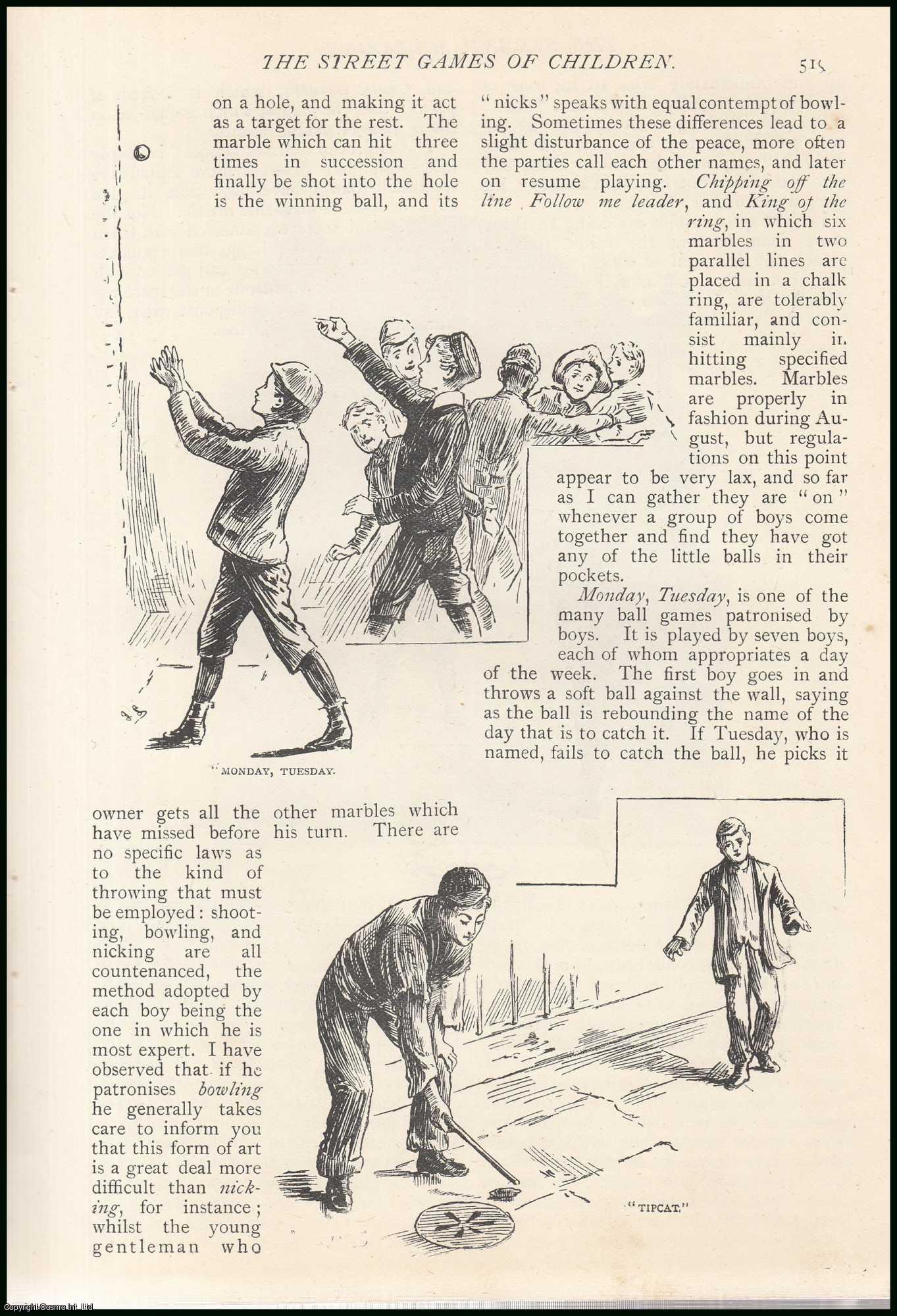 Frances H. Low - The Street Games of Children. An uncommon original article from The Strand Magazine, 1891.