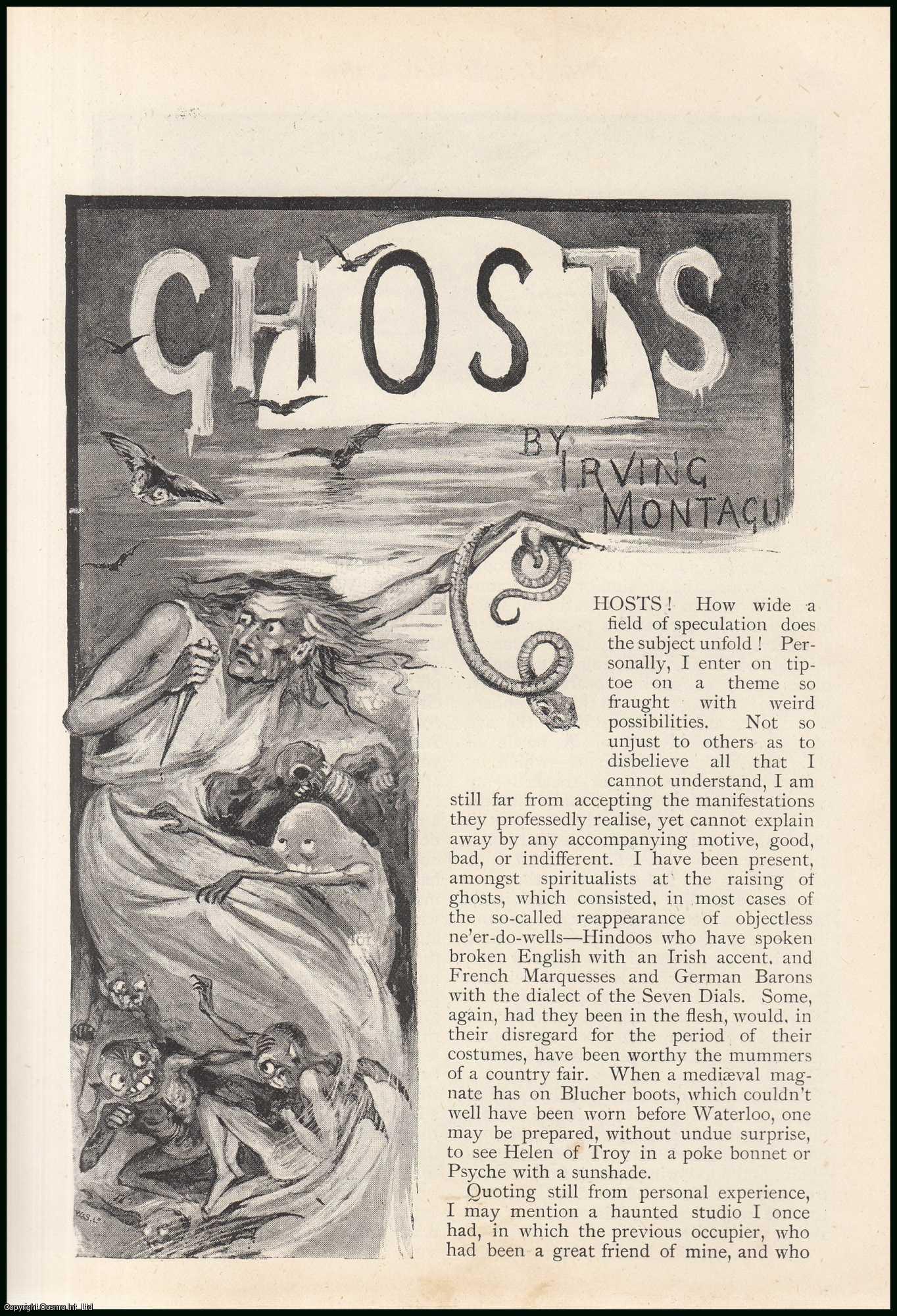 Montagu - Ghosts. An uncommon original article from The Strand Magazine, 1891.