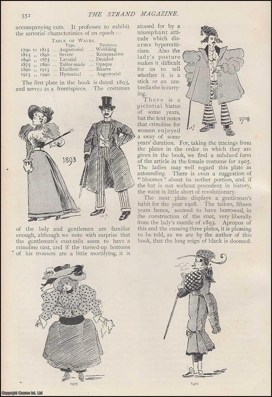 W. Cade Gall - Future Dictates Fashion. An uncommon original article from The Strand Magazine, 1892.