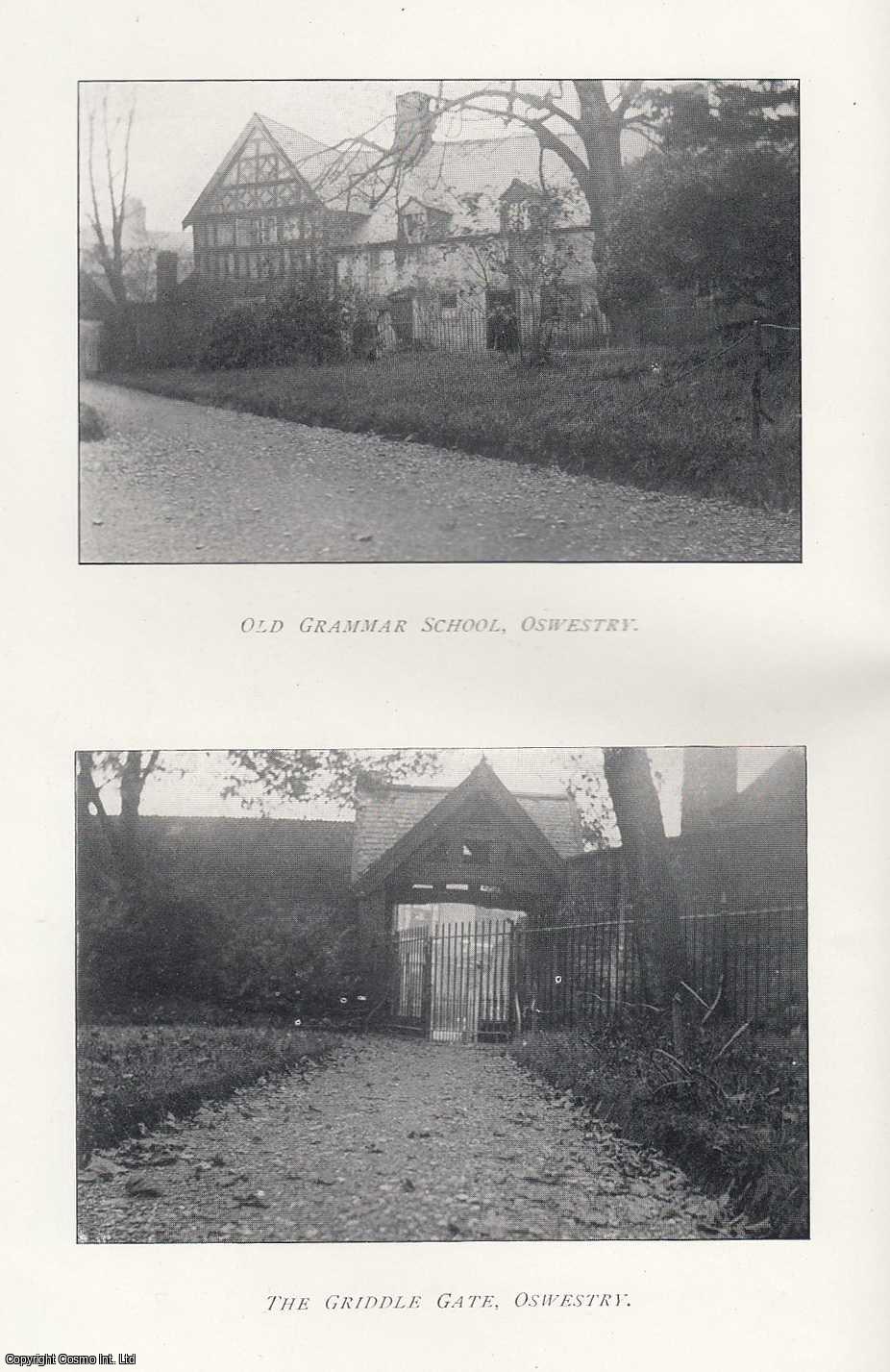 The Hon. Mrs. Bulkeley-Owen - The Founder and First Trustees of Oswestry Grammar School. This is an original article from the Shropshire Archaeological & Natural History Society Journal, 1904.