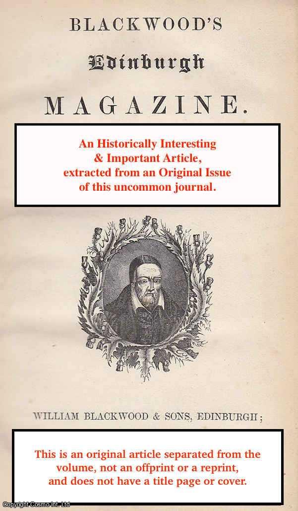 W.G. Hamley - Politics After Easter. An uncommon original article from the Blackwood's Edinburgh Magazine, 1874.