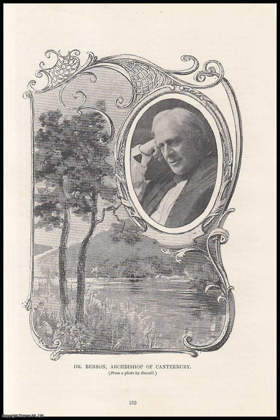 TRELAWNEY, DAYRELL - His Grace The Archbishop of Canterbury: Public Men at Work. An original article from the Windsor Magazine, 1896.