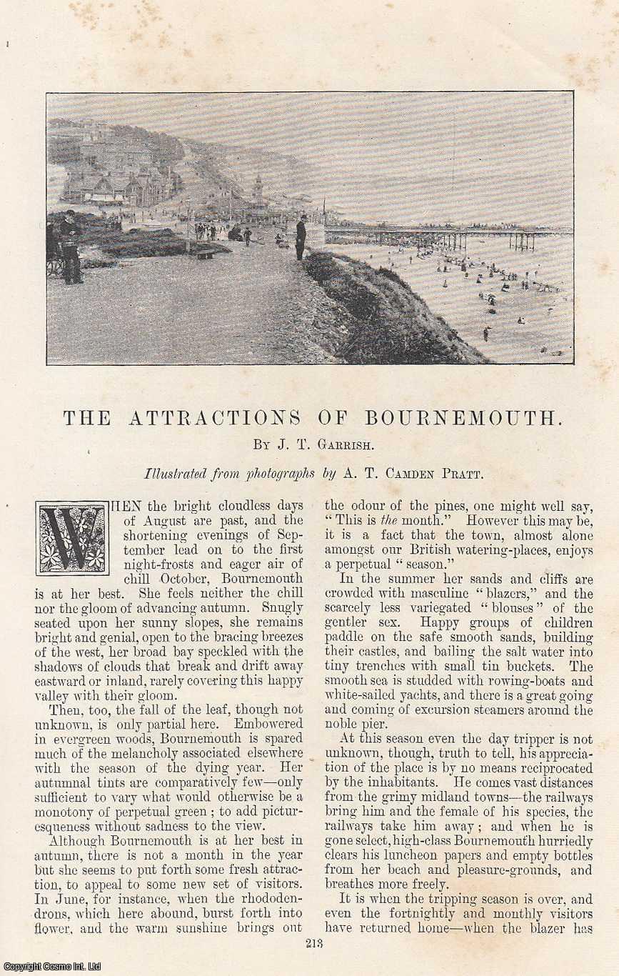 J.T. Garrish, illustrated by A.T. Camden Pratt. - The Attractions of Bournemouth. An original article from the Windsor Magazine, 1896.