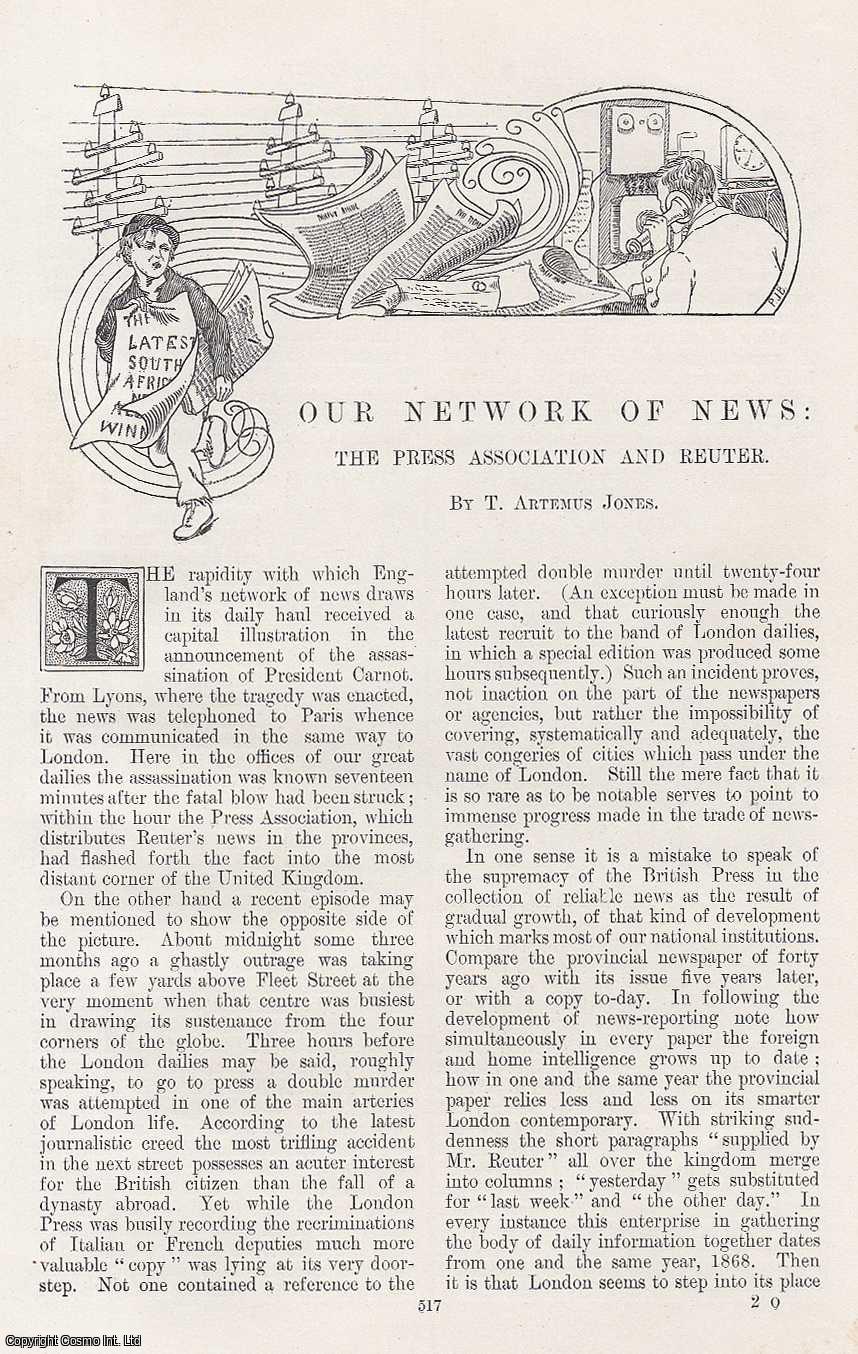 T. Artemus Jones - The Press Association and Reuter : Our Network of News. An original article from the Windsor Magazine, 1896.