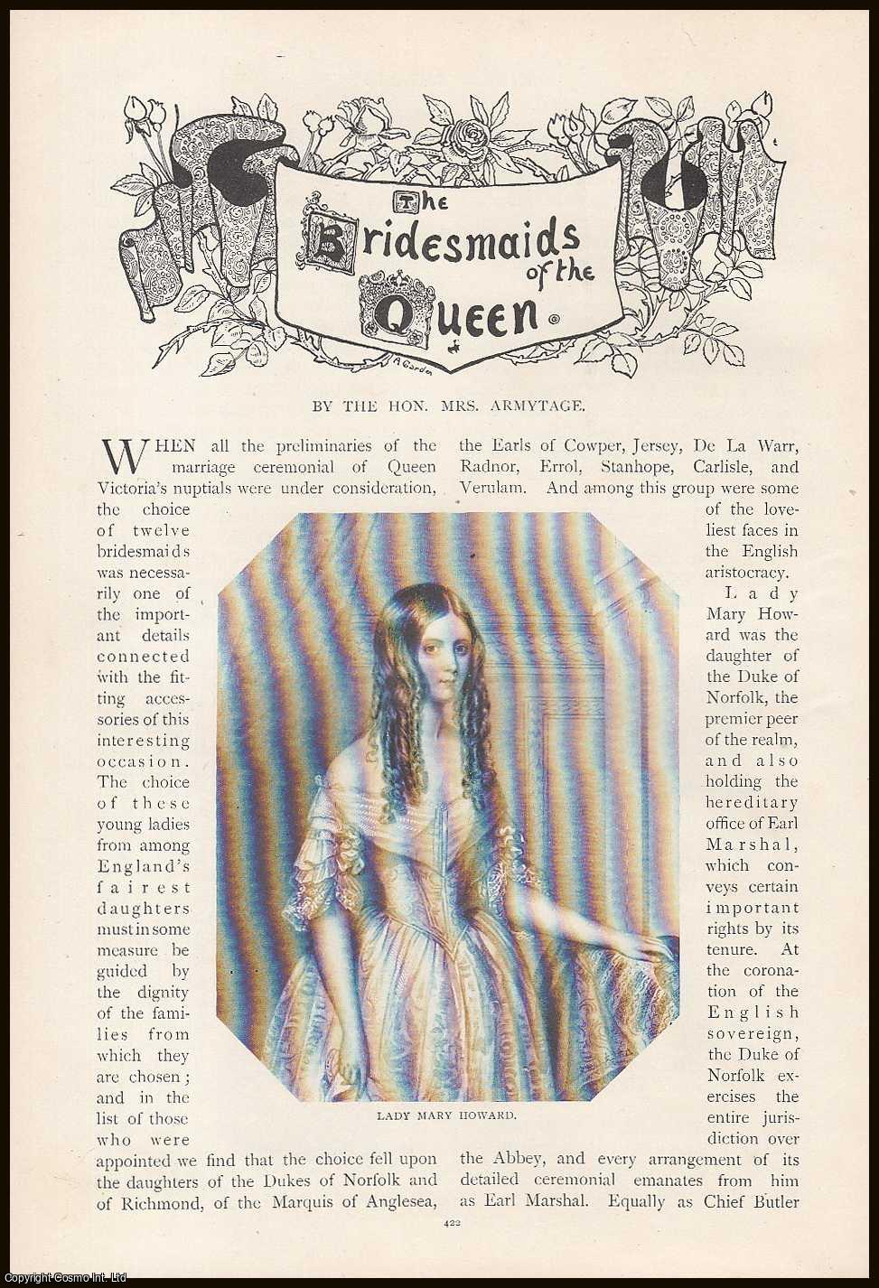 Hon. Mrs. Armytage - The 12 Bridesmaids of The Queen Victoria. An original article from the Lady's Realm 1898-99.
