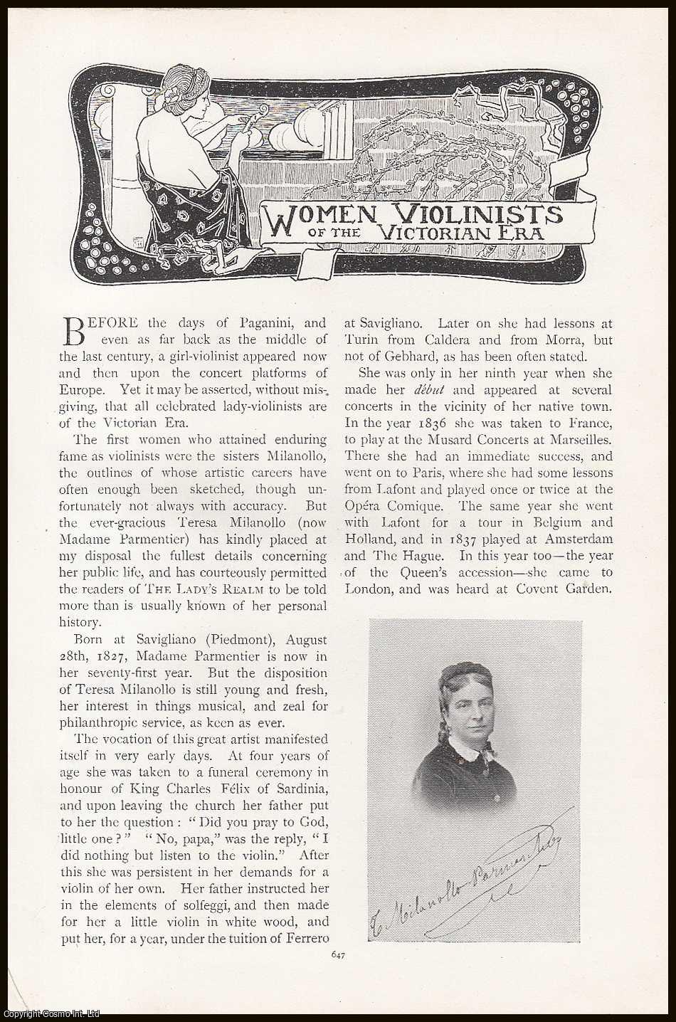 ---. - Women Violinists of The Victorian Era. An original article from the Lady's Realm 1898-99.