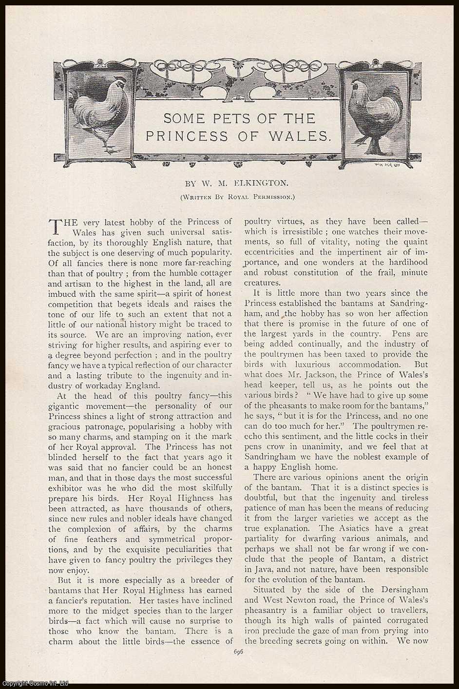 W.M. Elkington - Some Pets of the Princess of Wales. An original article from the Lady's Realm 1898-99.