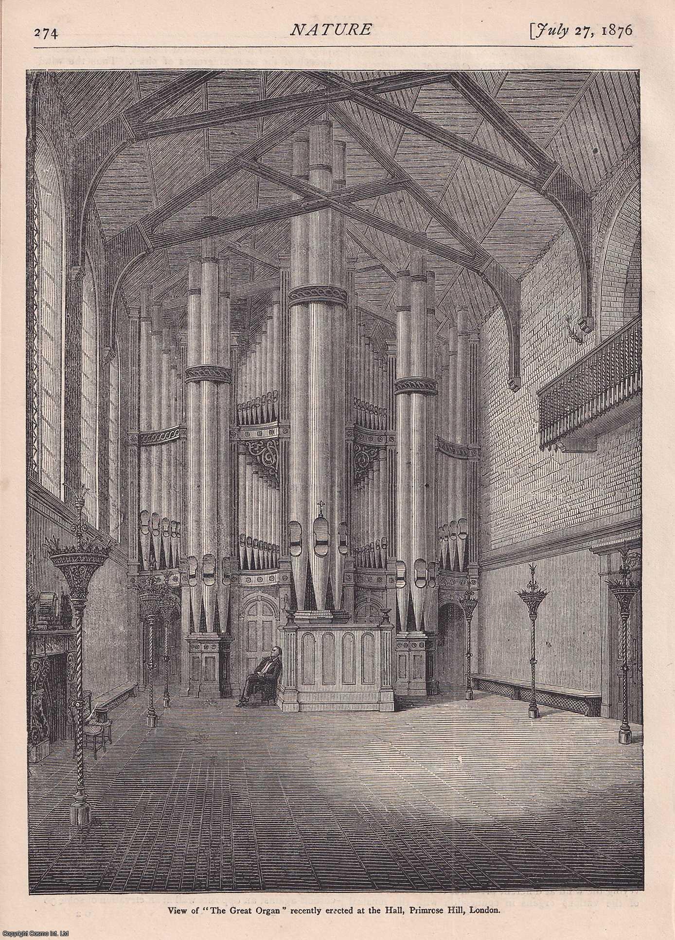 NATURE - Nature, Volume 14, Number 352. Nature. A Weekly Journal of Science. Thursday, July 27th, 1876.