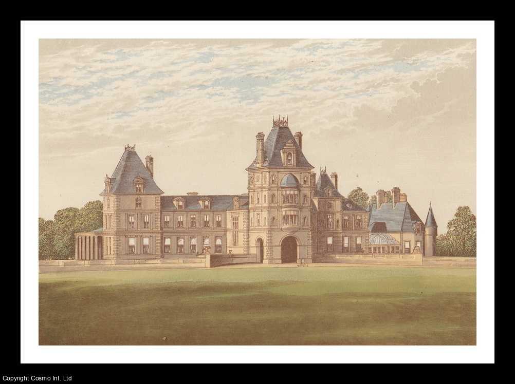 MORRIS, FRANCIS ORPEN - Wynnstay, Near Ruabon, Denbighshire. The House of Williams-Wynn, Baronet. Antique Colour Print.