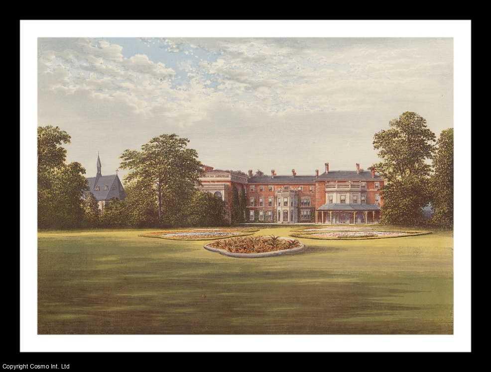 MORRIS, FRANCIS ORPEN - Rhydd Court, Near-Upton-On-Severn, Worcestershire. The House of Lechmere, Baronet. Antique Colour Print.