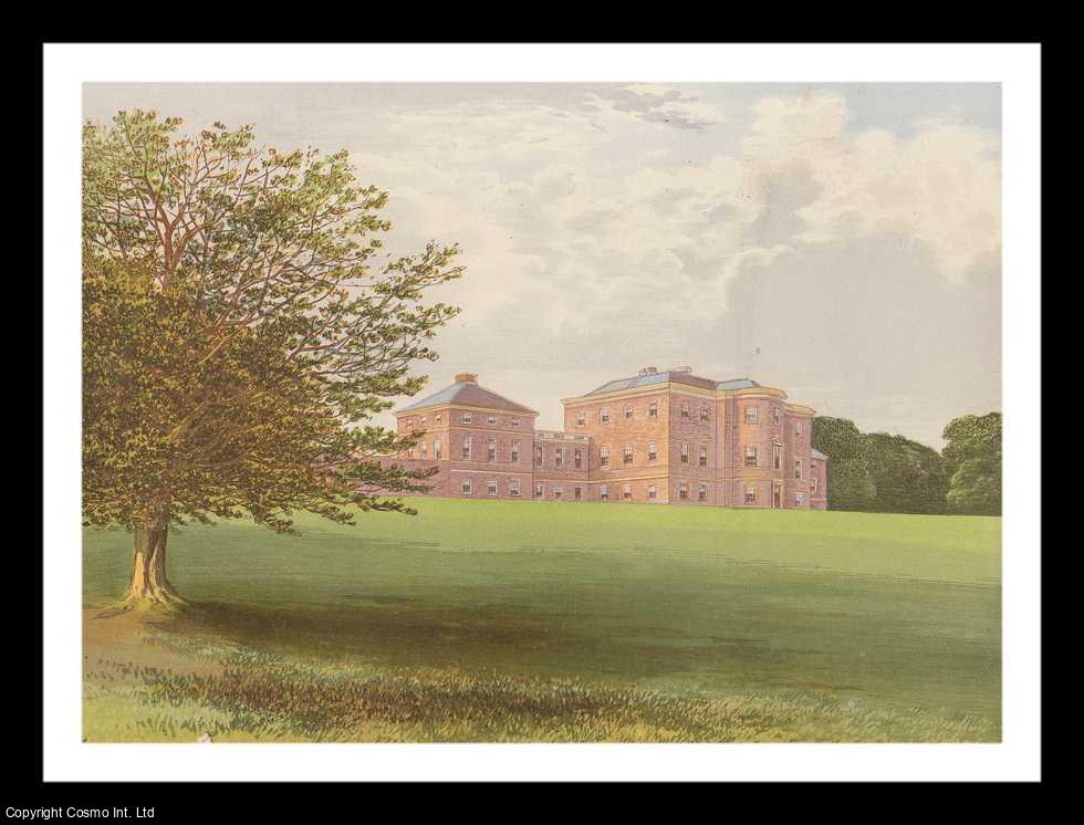 MORRIS, FRANCIS ORPEN - Mersham Hatch, Near Ashford, Kent. The House of Knatchbull, Baronet. Antique Colour Print.