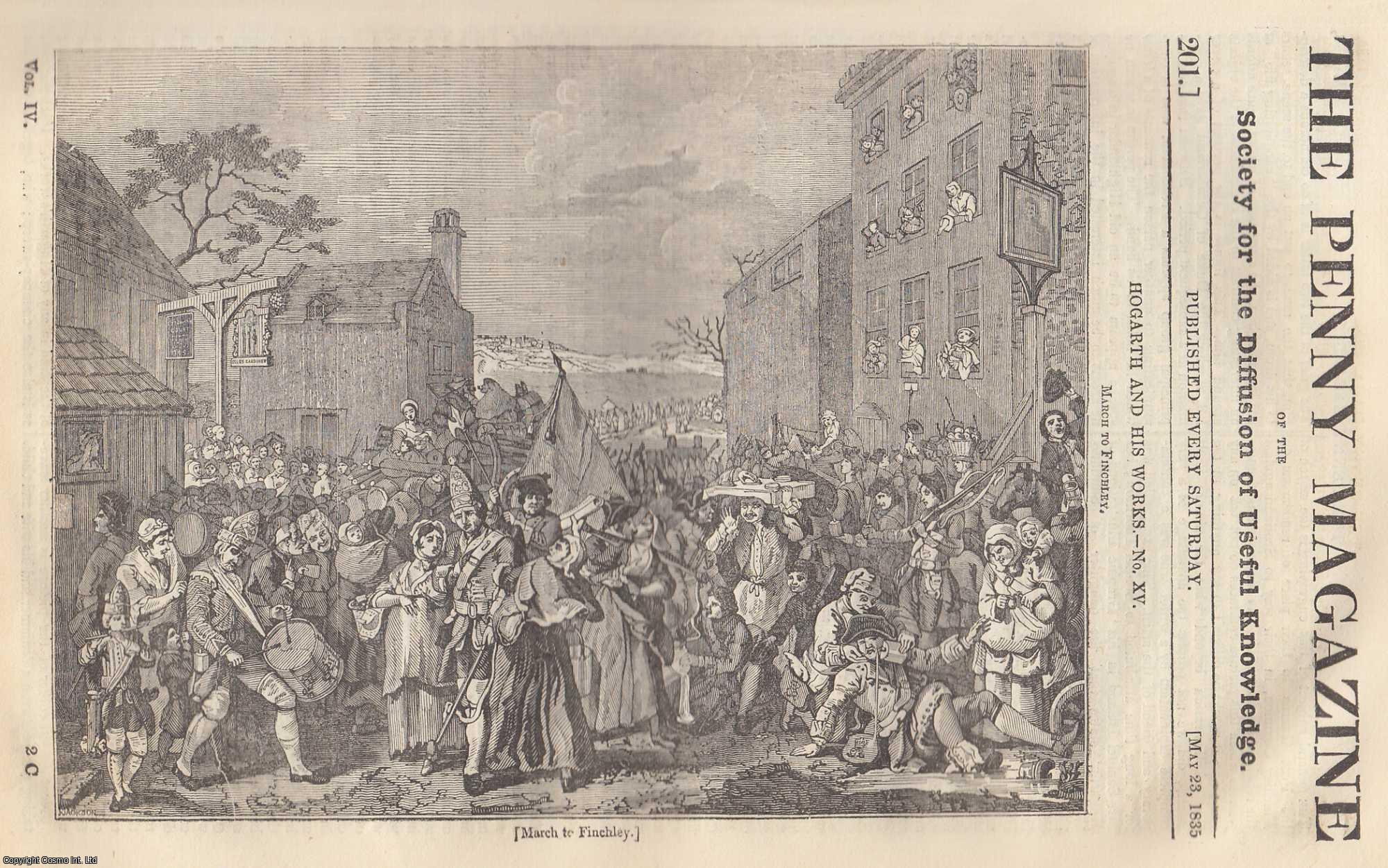 --- - The Indian Proas (ship); The Shaddock Tree; Marriages in Russia; The Relation Between Education and Crime (part 1). Issue No. 201, May 23, 1835. A complete rare weekly issue of the Penny Magazine, 1835.