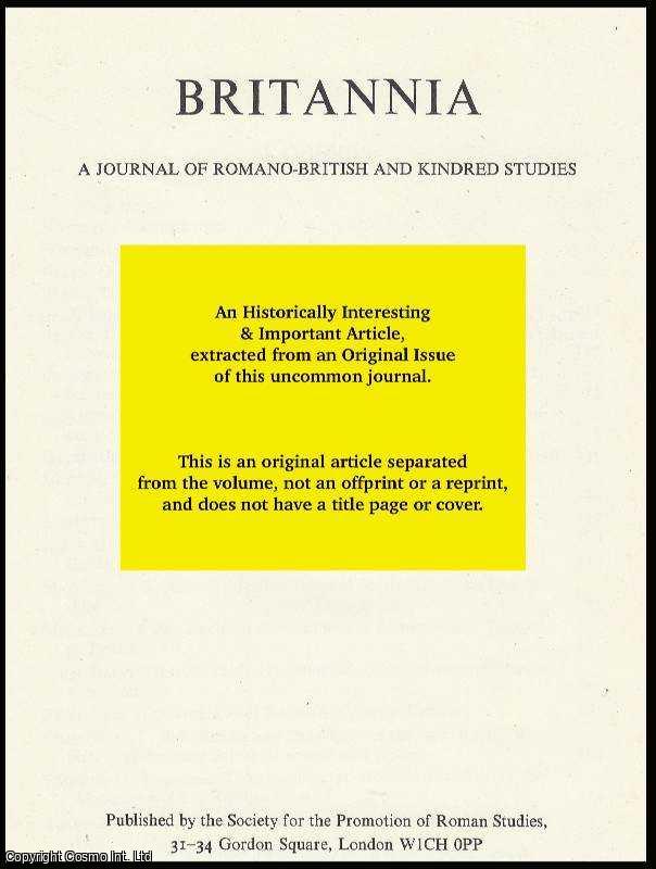 ARTHUR, PAUL - Roman Amphorae from Canterbury. An original article from Britannia. A Journal of Romano-British and Kindred Studies, 1986.