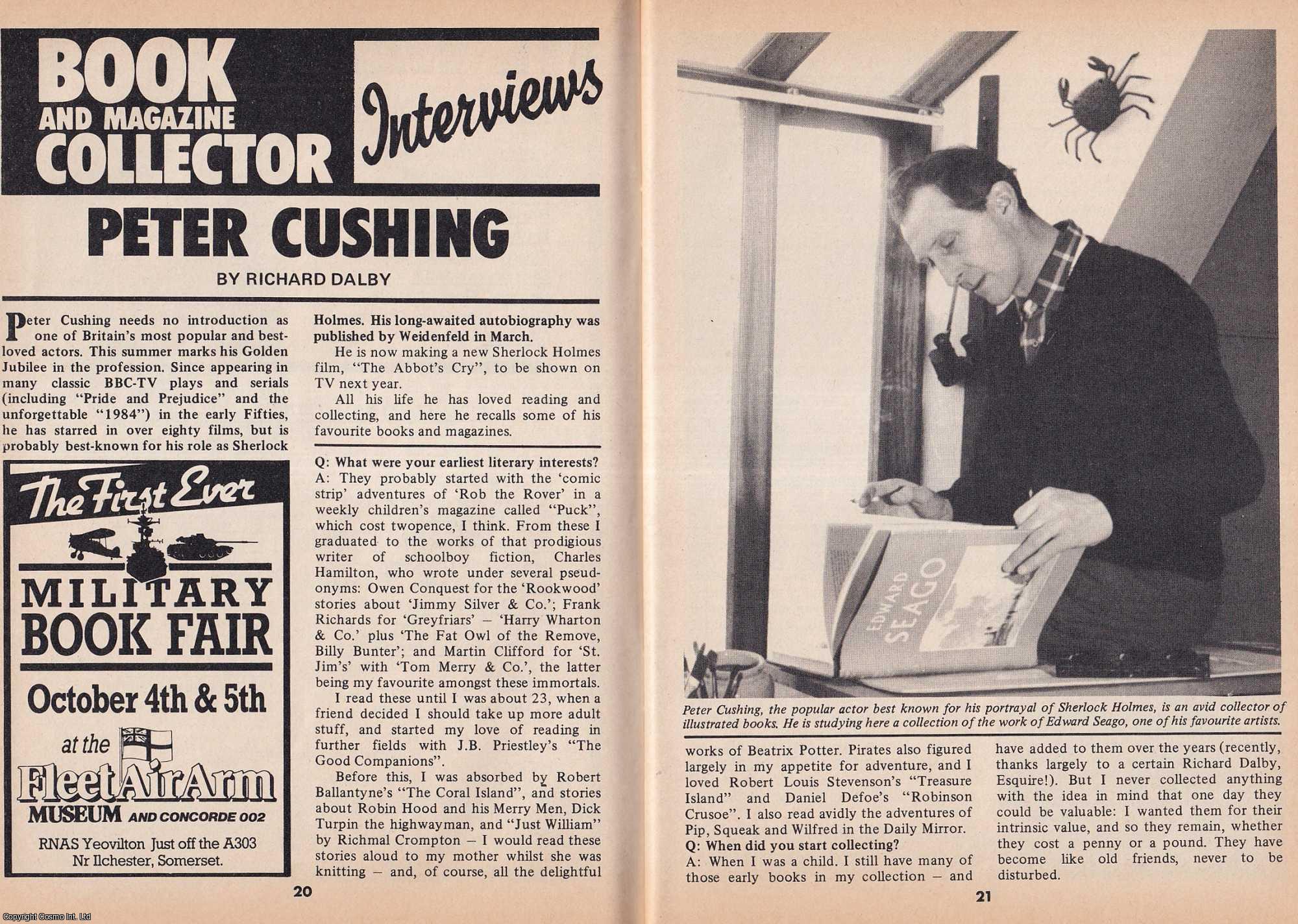 Richard Dalby - Peter Cushing Interview. This is an original article separated from an issue of The Book & Magazine Collector publication, 1986.
